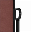 vidaXL Retractable Side Awning in Brown