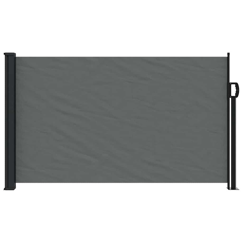 vidaXL Retractable Side Awning with PU Coating in Anthracite