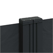 vidaXL Retractable Side Awning with PU Coating in Black
