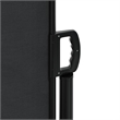 vidaXL Retractable Side Awning with PU Coating in Black