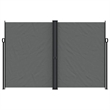 vidaXL Retractable Side Awning with PU Coating in Anthracite