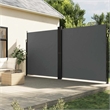 vidaXL Retractable Side Awning with PU Coating in Anthracite