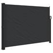 vidaXL Retractable Side Awning in Black