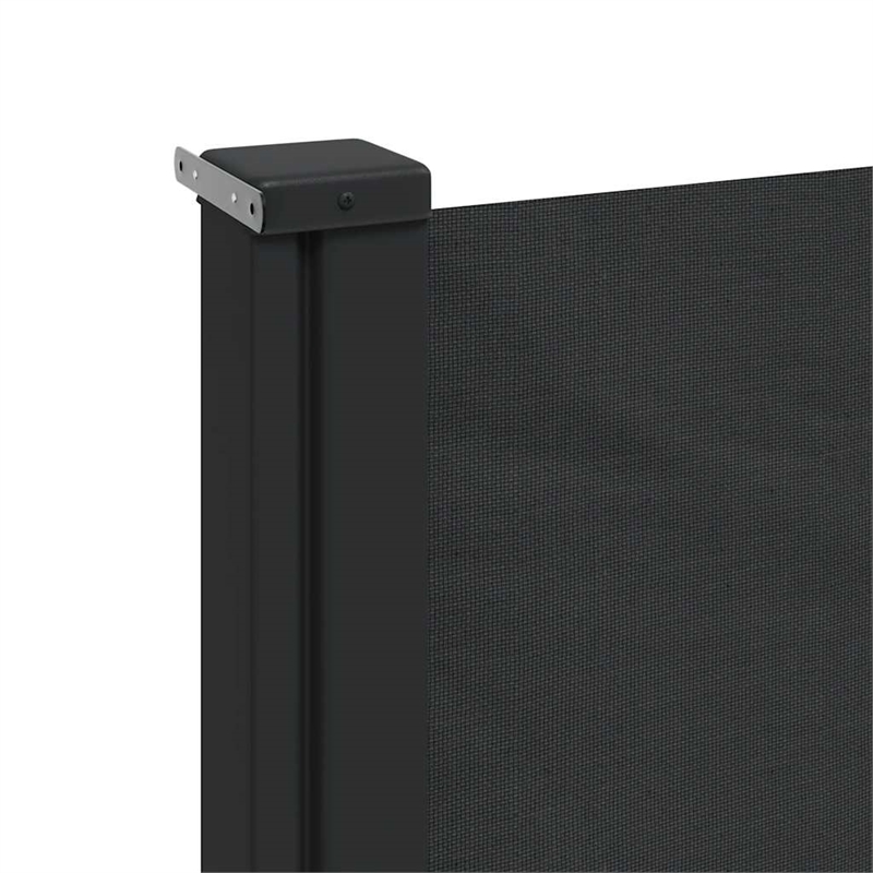 vidaXL Retractable Side Awning in Black