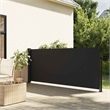 vidaXL Retractable Side Awning in Black