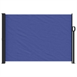 vidaXL Retractable Side Awning with PU Coating in Blue
