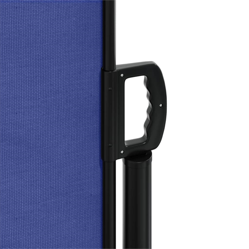 vidaXL Retractable Side Awning with PU Coating in Blue