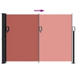 vidaXL Retractable Side Awning in Terracotta