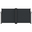 vidaXL Retractable Side Awning in Black