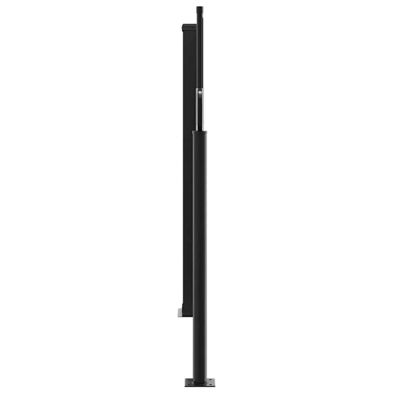 vidaXL Retractable Side Awning in Black