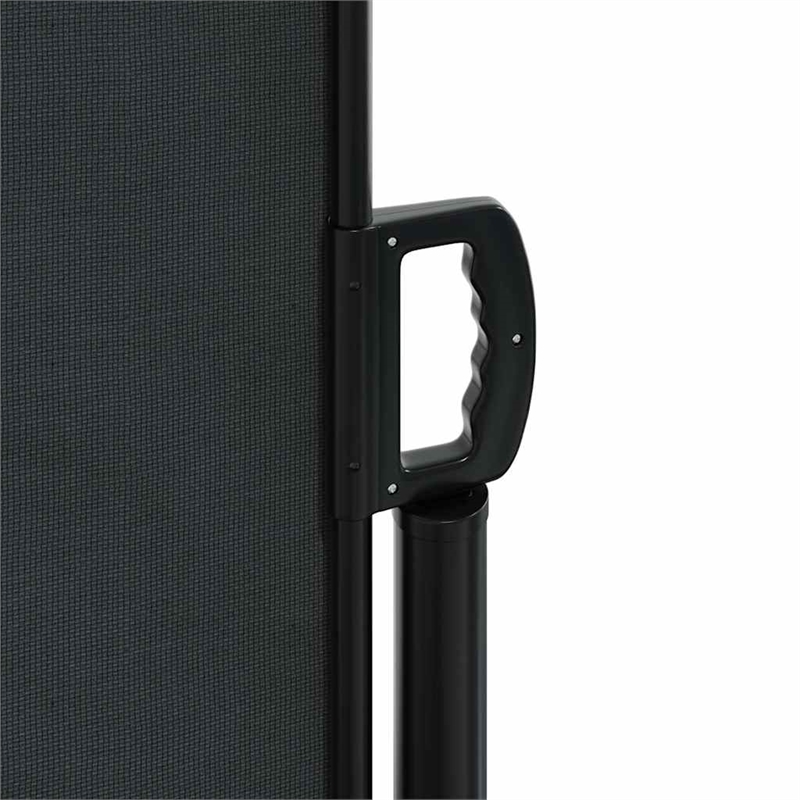 vidaXL Retractable Side Awning in Black