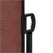 vidaXL Retractable Side Awning in Brown