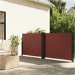 vidaXL Retractable Side Awning in Brown