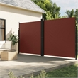 vidaXL Retractable Side Awning in Brown
