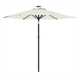 vidaXL Large Garden Parasol in White