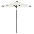 vidaXL Large Garden Parasol in White