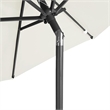 vidaXL Large Garden Parasol in White