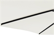 vidaXL Large Garden Parasol in White