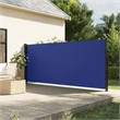 vidaXL Retractable Side Awning in Blue