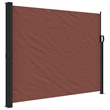 vidaXL Retractable Side Awning in Brown