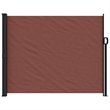 vidaXL Retractable Side Awning in Brown