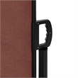 vidaXL Retractable Side Awning in Brown