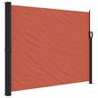 vidaXL Retractable Side Awning with PU Coating in Terracotta
