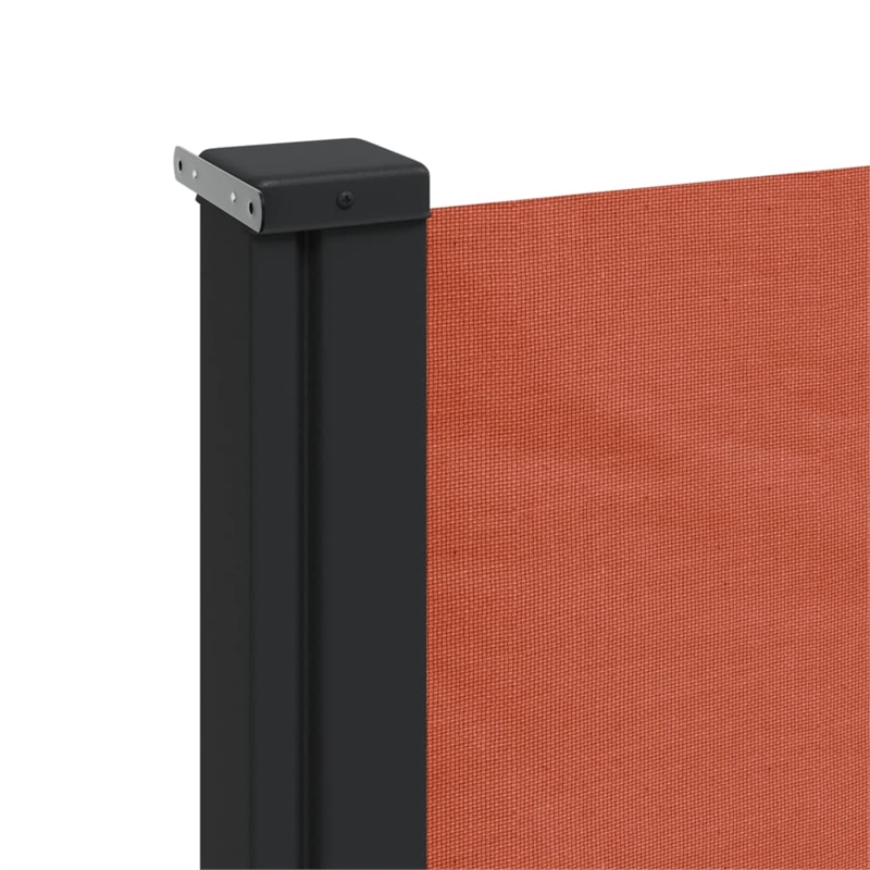 vidaXL Retractable Side Awning with PU Coating in Terracotta