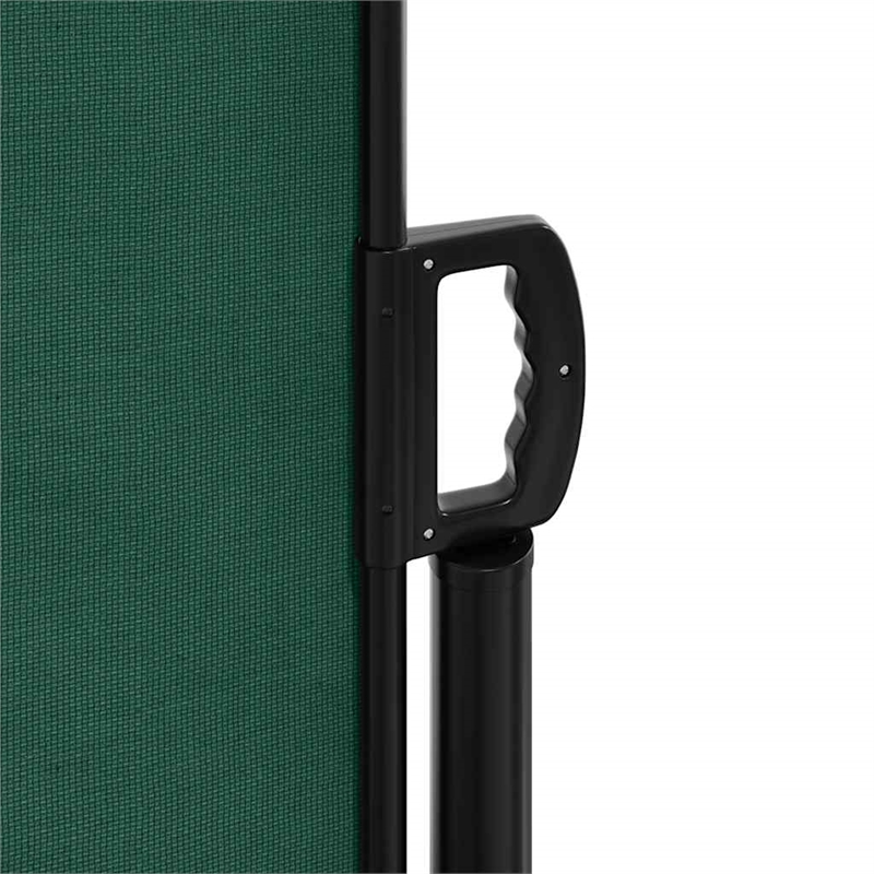 vidaXL Retractable Side Awning in Dark Green