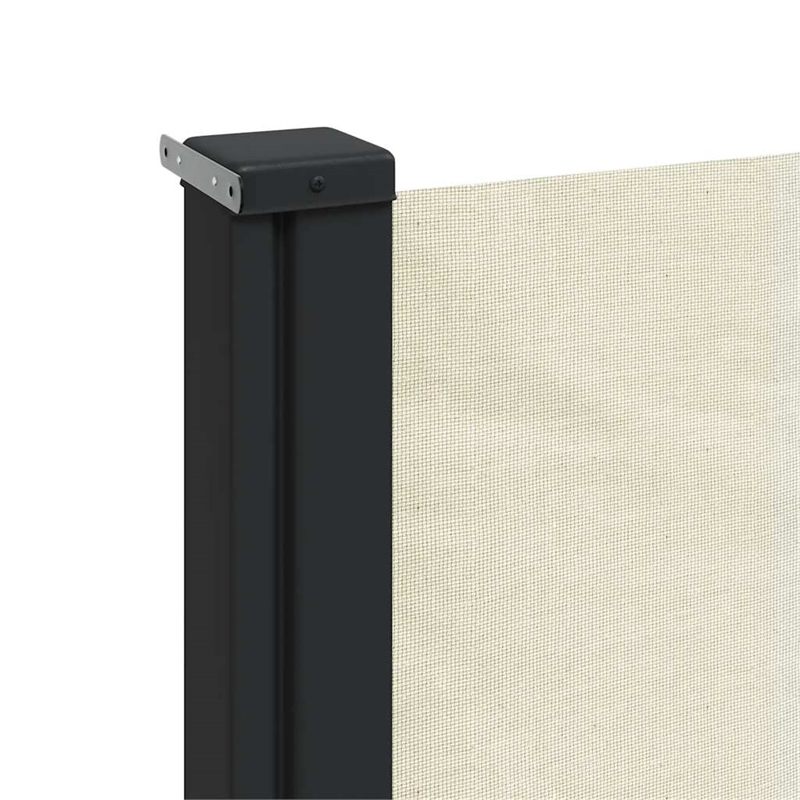 vidaXL Retractable Side Awning in Cream