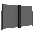 vidaXL Retractable Side Awning in Anthracite