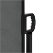 vidaXL Retractable Side Awning in Anthracite