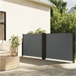 vidaXL Retractable Side Awning in Anthracite