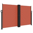 vidaXL Retractable Side Awning with PU Coating in Terracotta