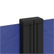 vidaXL Retractable Side Awning with PU Coating in Blue