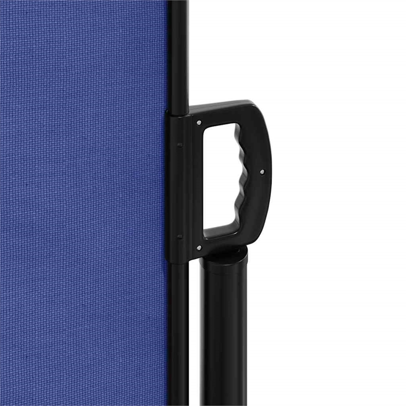 vidaXL Retractable Side Awning with PU Coating in Blue