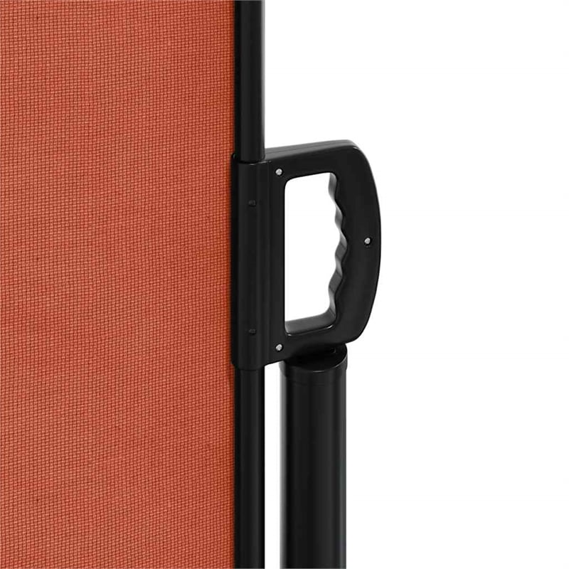 vidaXL Retractable Side Awning with PU Coating in Terracotta