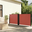 vidaXL Retractable Side Awning with PU Coating in Terracotta
