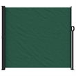 vidaXL Retractable Side Awning in Dark Green