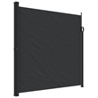 vidaXL Retractable Side Awning in Black