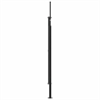 vidaXL Retractable Side Awning in Black