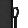 vidaXL Retractable Side Awning in Black