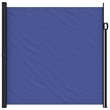 vidaXL Large Retractable Side Awning with PU Coating in Blue