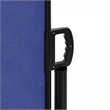 vidaXL Large Retractable Side Awning with PU Coating in Blue