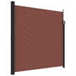 vidaXL Retractable Side Awning in Brown