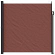 vidaXL Retractable Side Awning in Brown