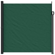 vidaXL Retractable Side Awning in Dark Green