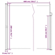 vidaXL Retractable Side Awning in Dark Green