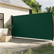 vidaXL Retractable Side Awning in Dark Green