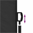 vidaXL Retractable Side Awning in Black